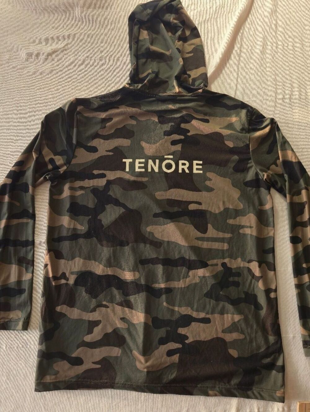 Tenore Camouflage Hooded Long Sleeve Shirt Large